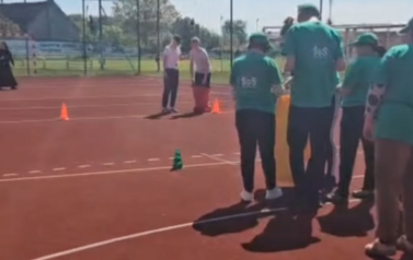 I Sportowa Olimpiada Integracyjna w Szkole Podstawowej w Starym Kurowie im. Czesława Wilińskiego    7