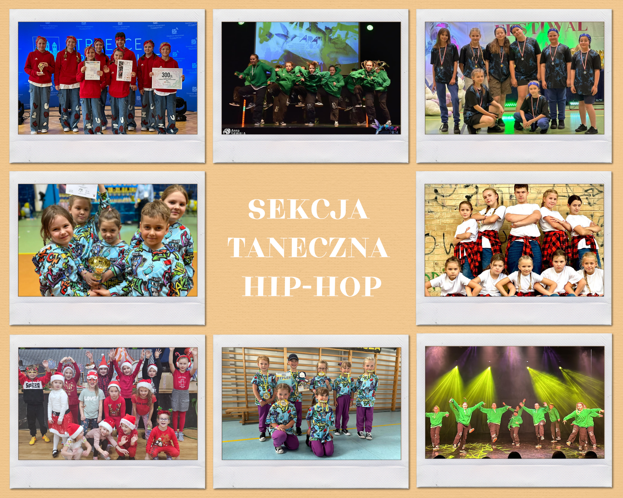 Dzieci z&nbsp;sekcji tanecznej hip-hop
