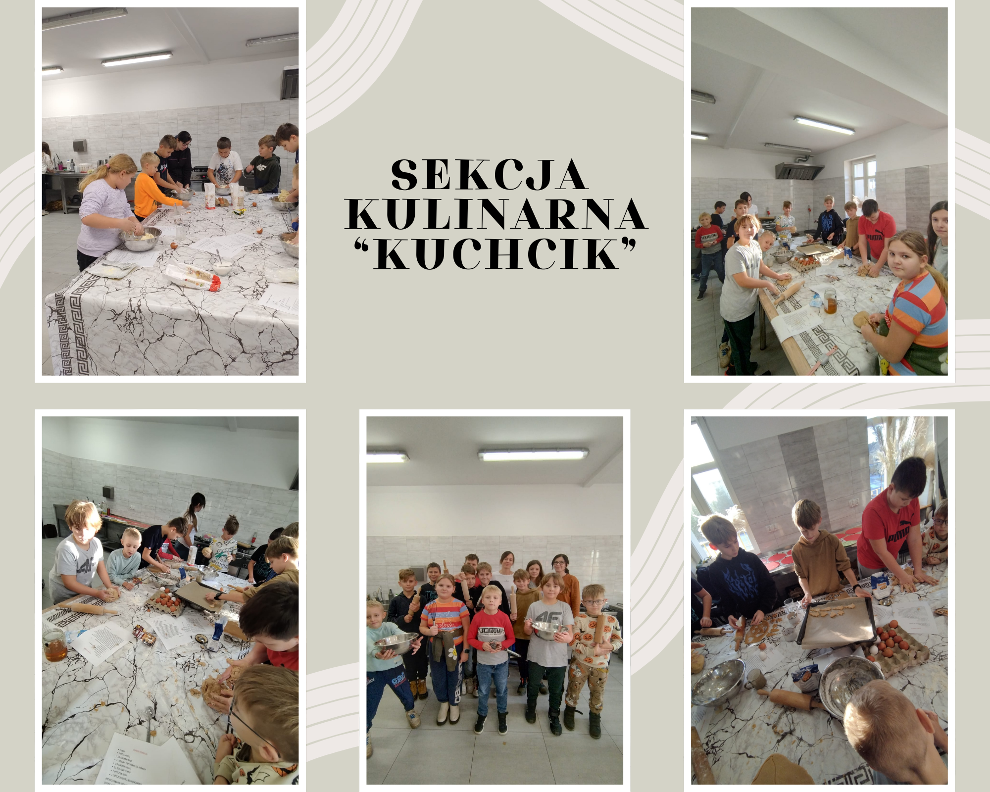 Dzieci na zajęciach kulinarnych