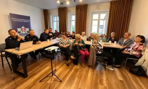 SPOTKANIE SENIORÓW Z POLICJĄ